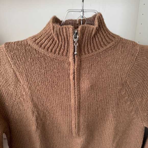 NWT LOVERS AND FRIENDS Anthea Sweater Dress in Camel - Picture 6 of 8